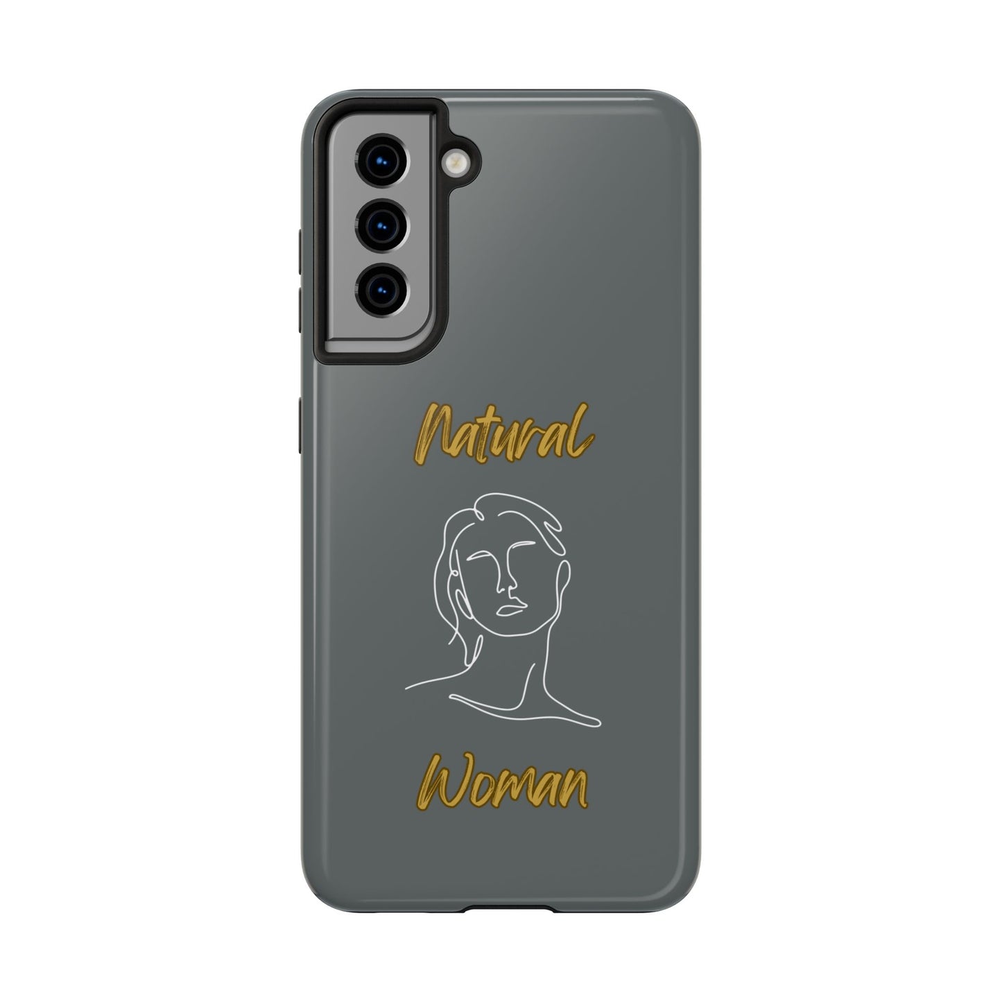 Natural Woman Hello (WL)Tough Phone Cases DARK GREY