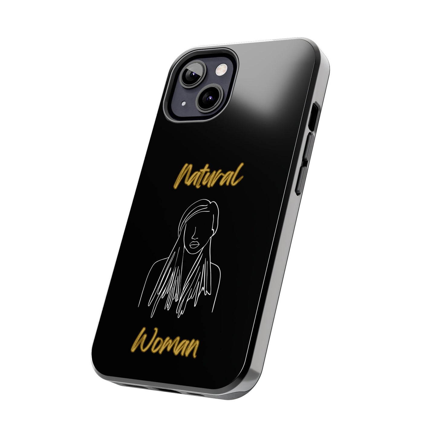 Natural Woman Content (WL)Tough Phone Cases BLACK