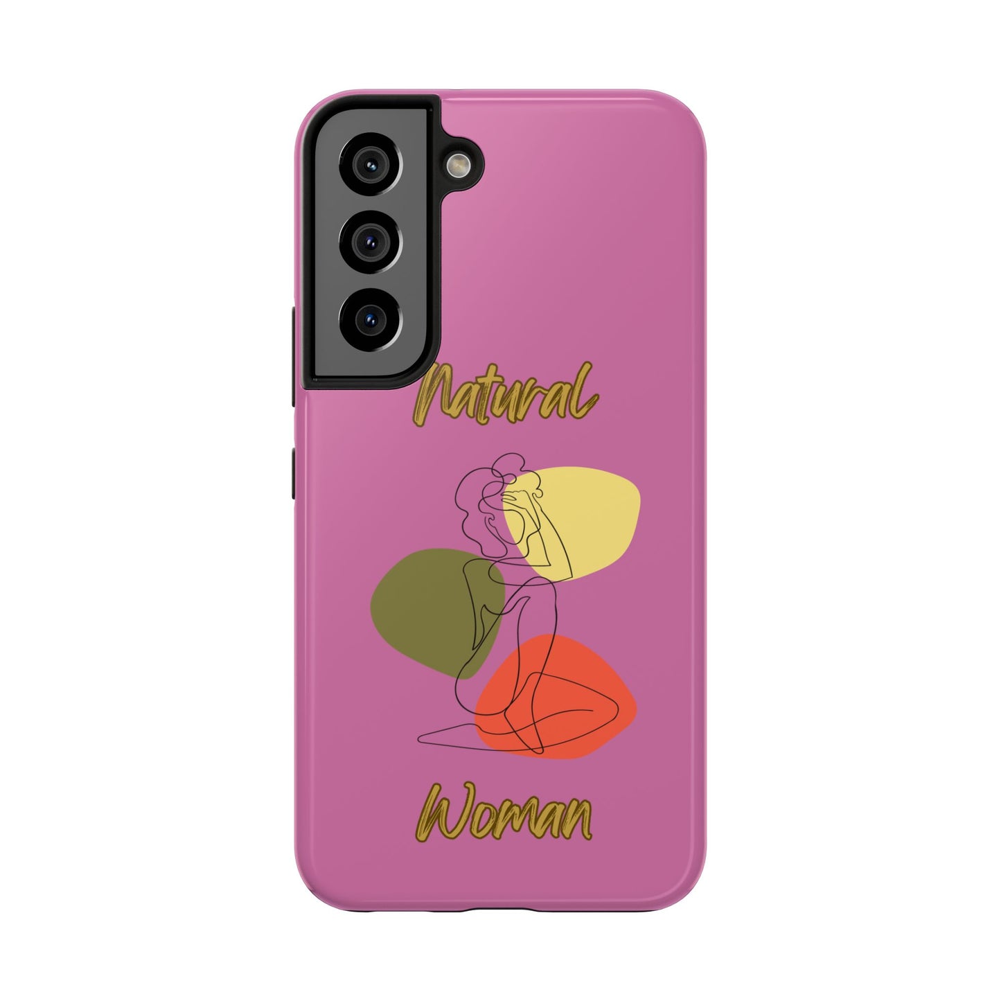 Natural Woman Colorful Pose (BL)Tough Phone Cases LIGHT PINK