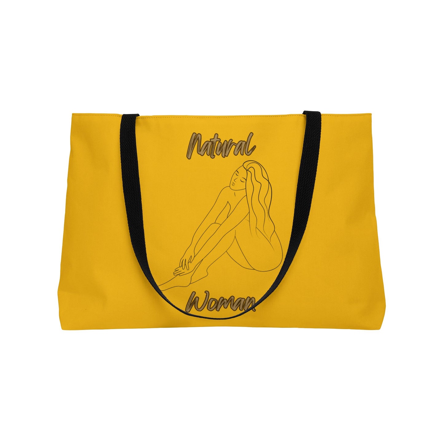 Natural Woman Beauty (BL) Weekender Tote Bag YELLOW