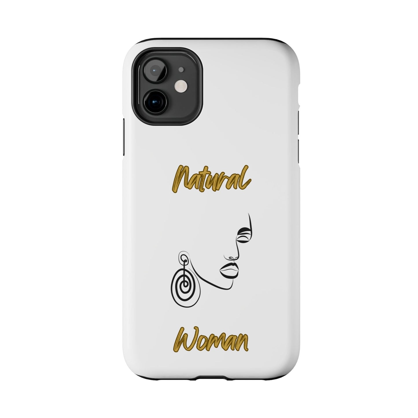 Natural Woman Music In My Soul (BL)Tough Phone Cases WHITE