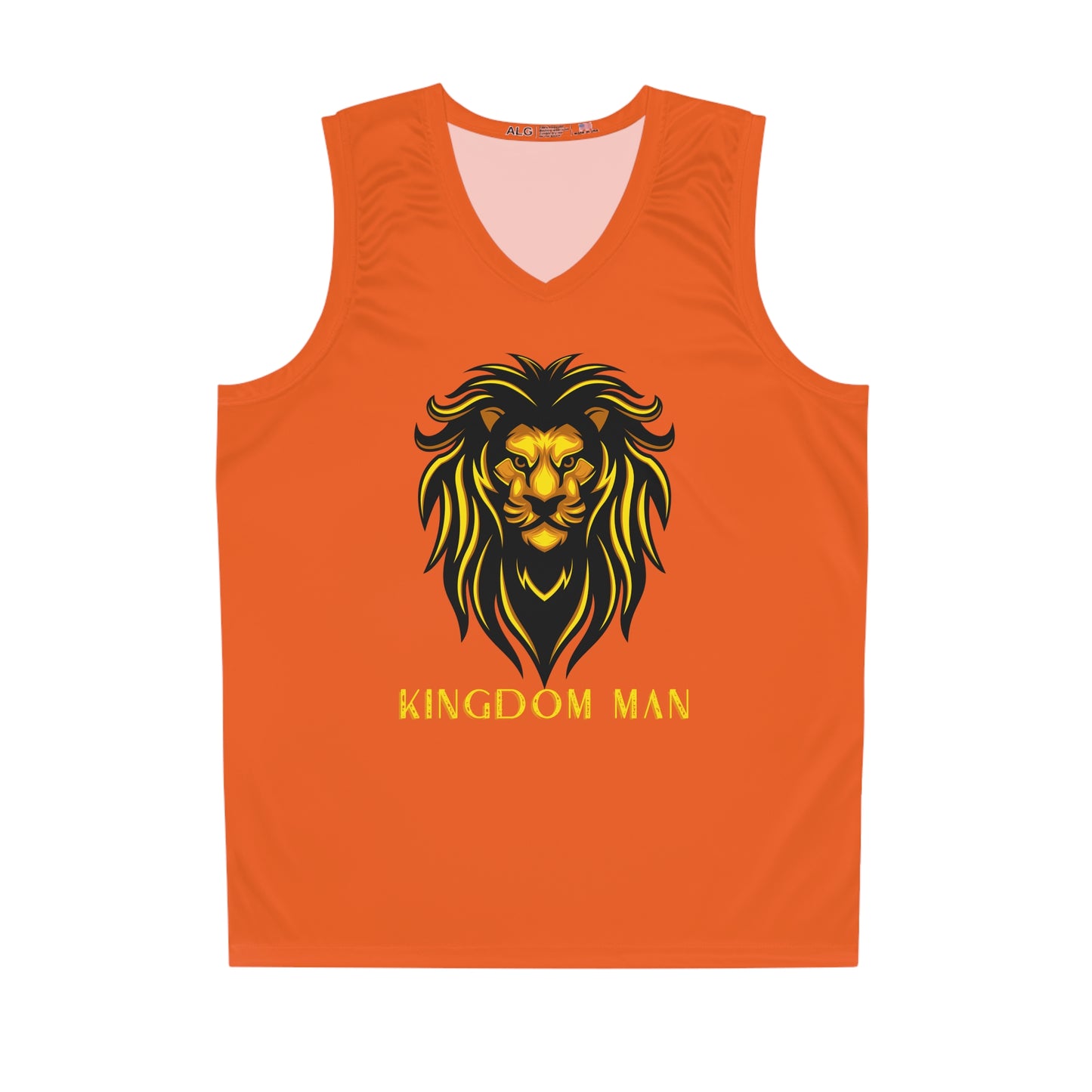 Kingdom Man (Gold) Basketball Jersey ORANGE