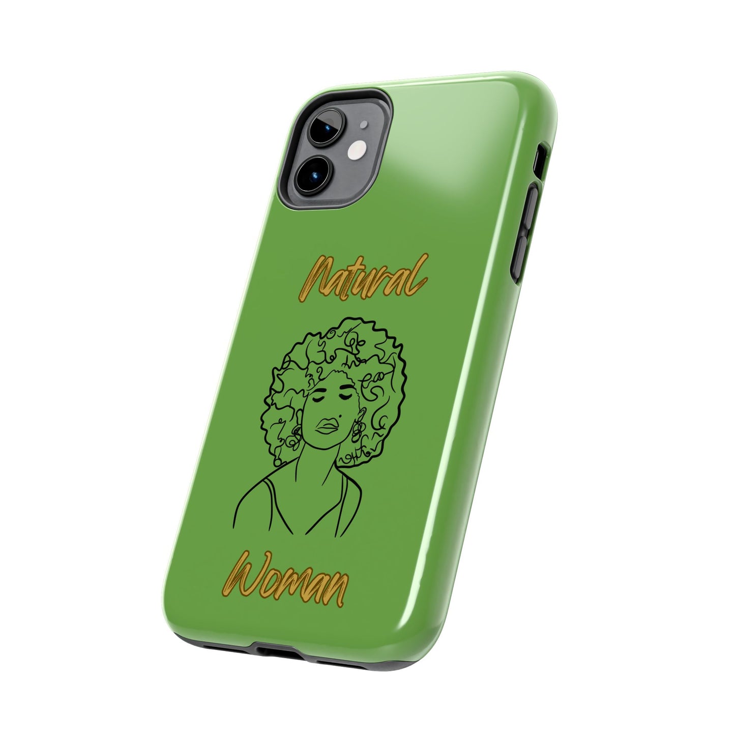 Natural Woman All About Me (BL)Tough Phone Cases GREEN