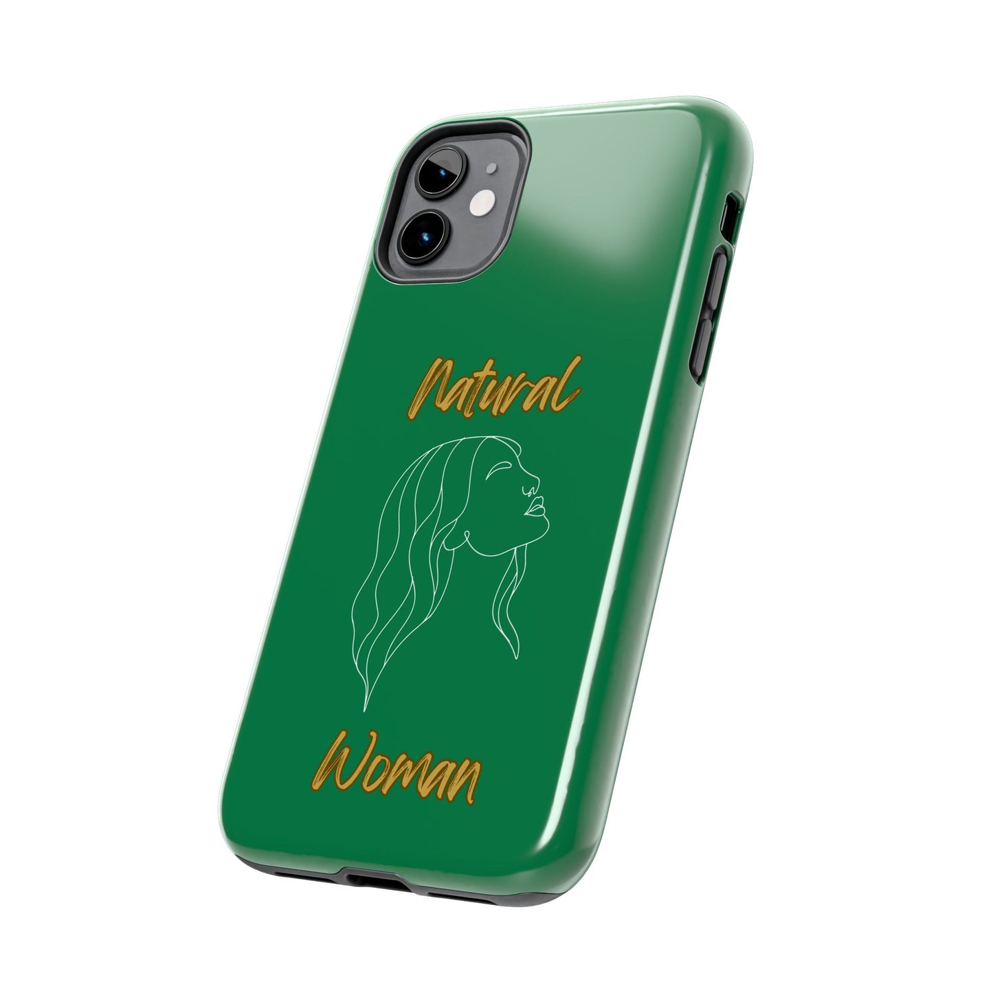 Natural Woman Breeze On Face (WL)Tough Phone Cases DARK GREEN