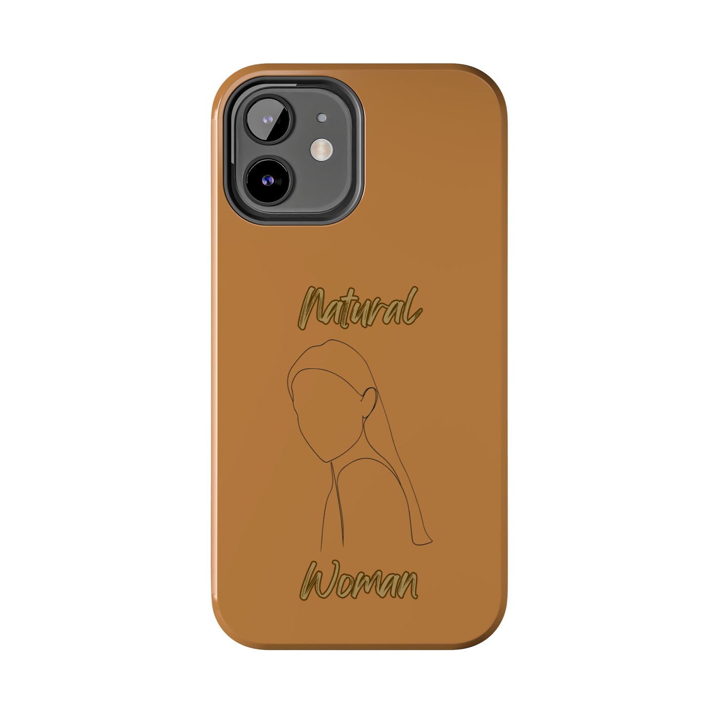 Natural Woman Tilted Look (BL) Tough Phone Cases LIGHT BROWN