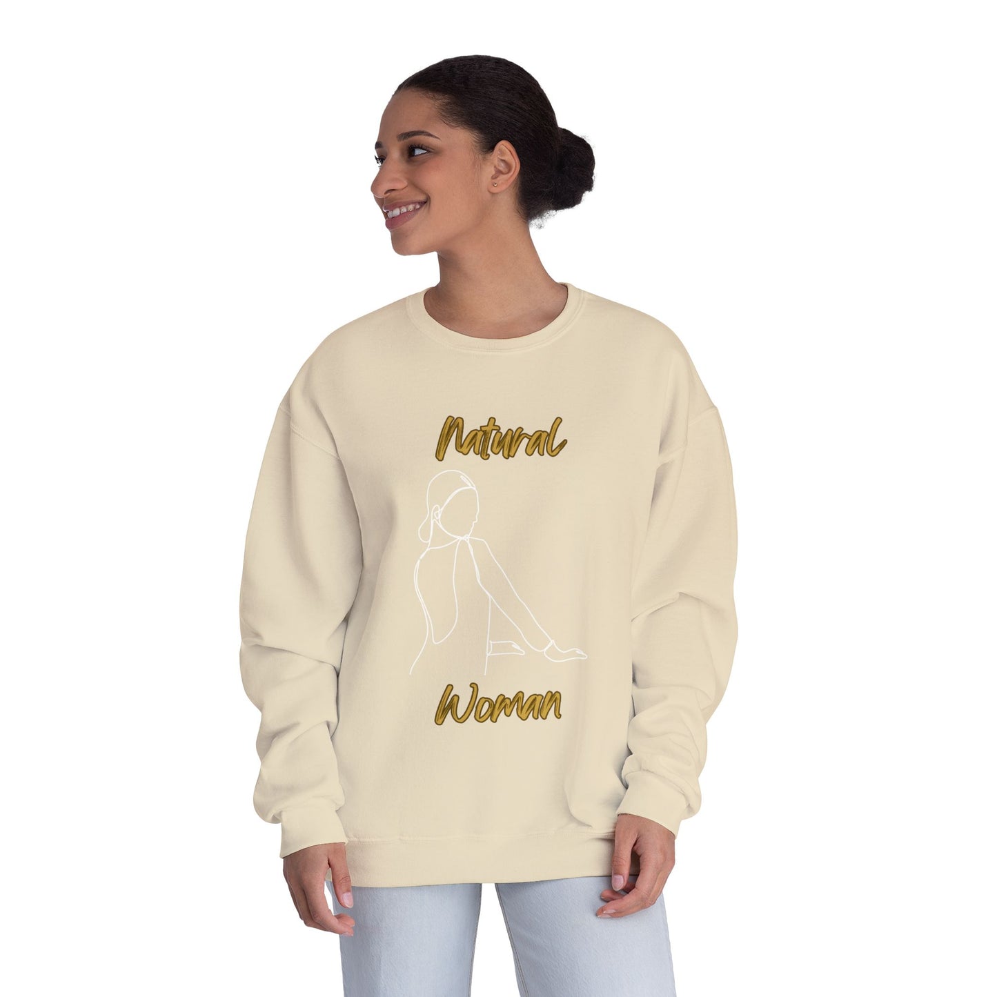 Natural Woman Hands Ready (WL) Crewneck Sweatshirt
