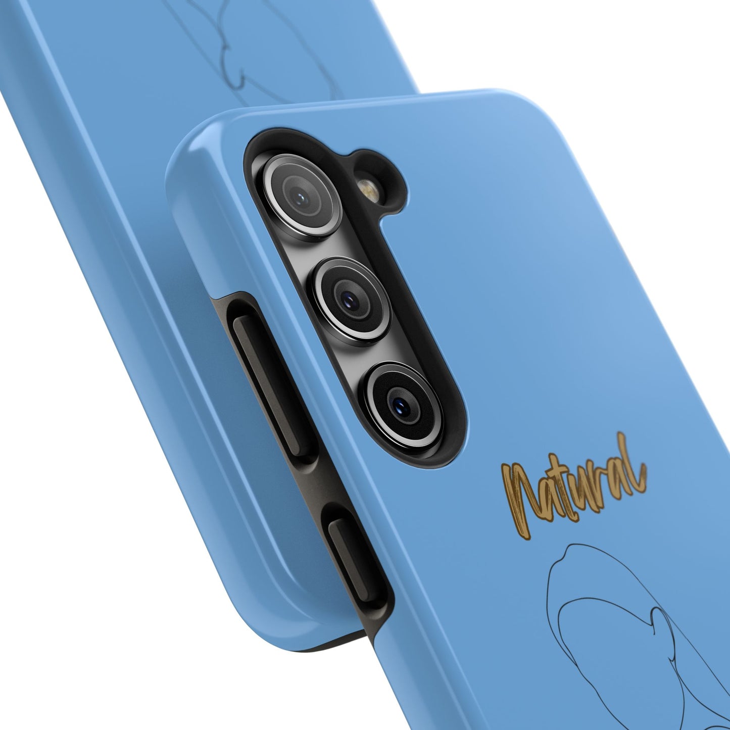 Natural Woman Tilted Look (BL) Tough Phone Cases LIGHT BLUE