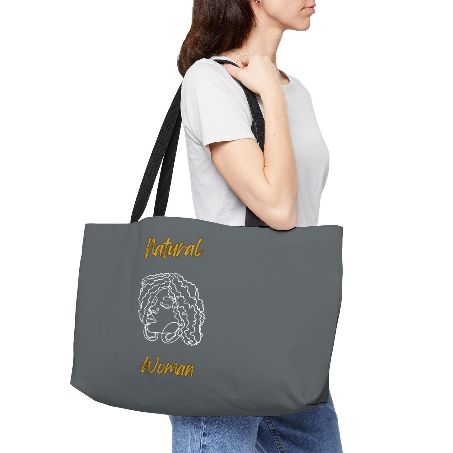 Natural Woman Naturally Me (WL) Weekender Tote Bag DARK GREY