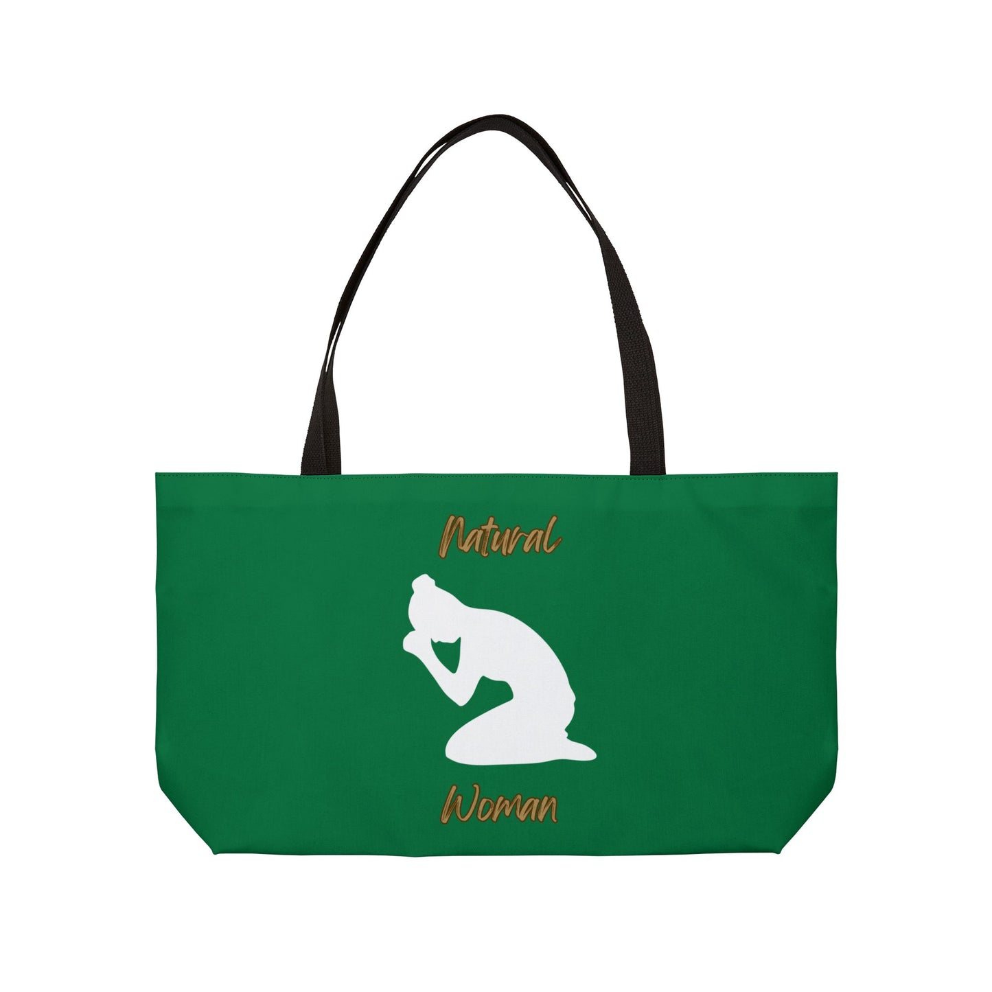 Natural Woman Pray (WL) Weekender Tote Bag DARK GREEN