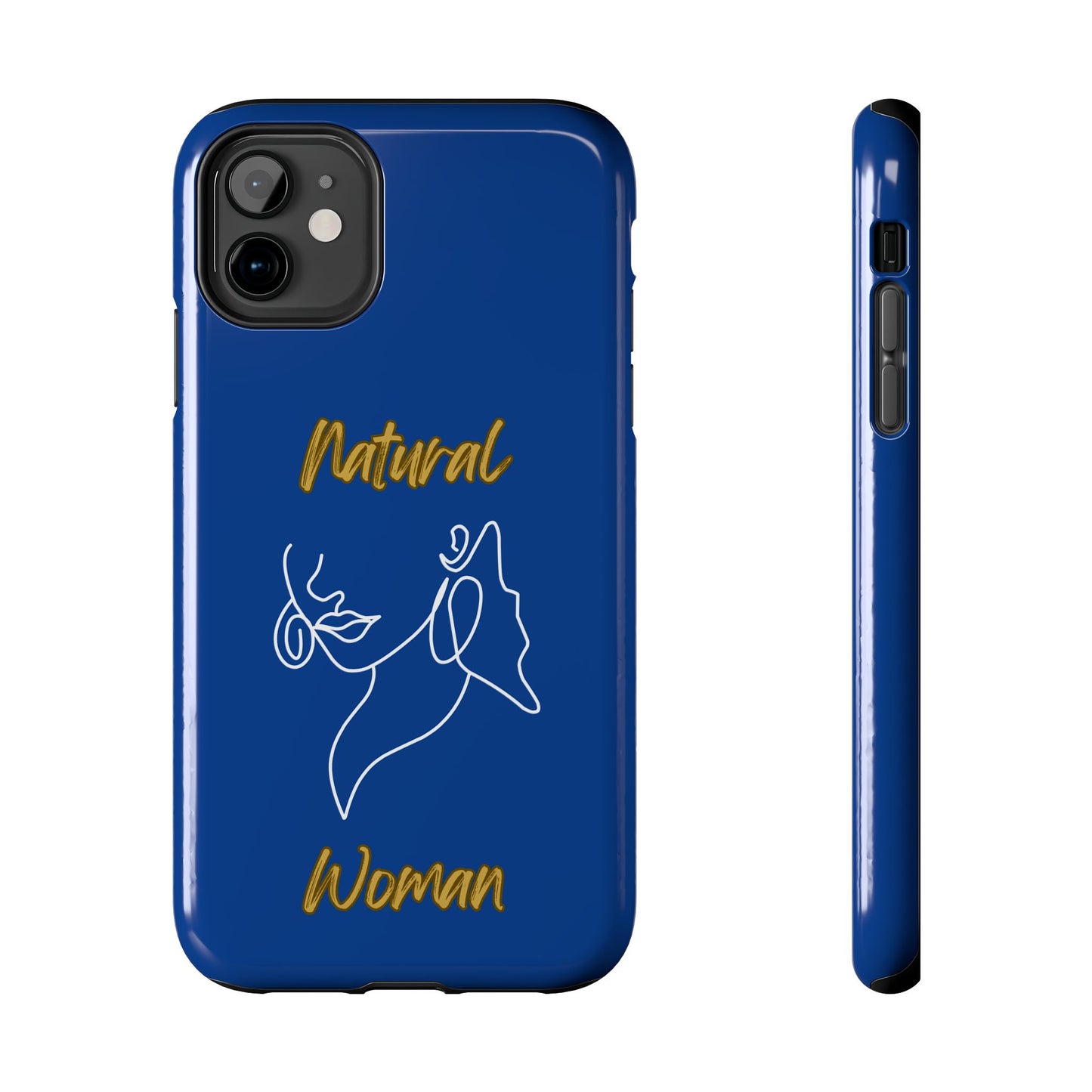 Natural Woman Lips (WL)Tough Phone Cases DARK BLUE
