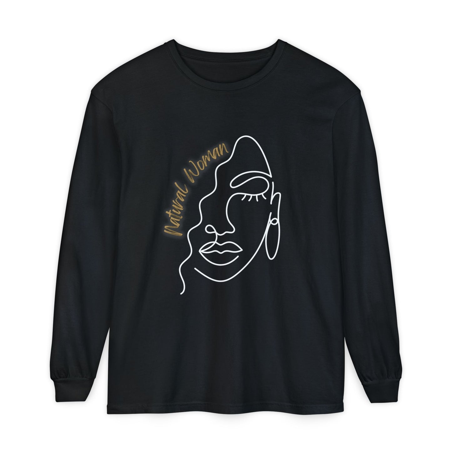 Natural Woman Half Face (WL) Long Sleeve T-Shirt