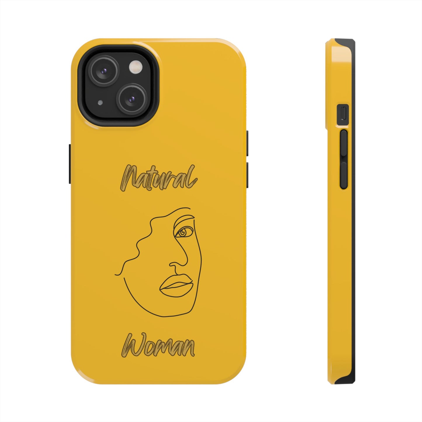 Natural Woman Peekaboo (BL)Tough Phone Cases YELLOW