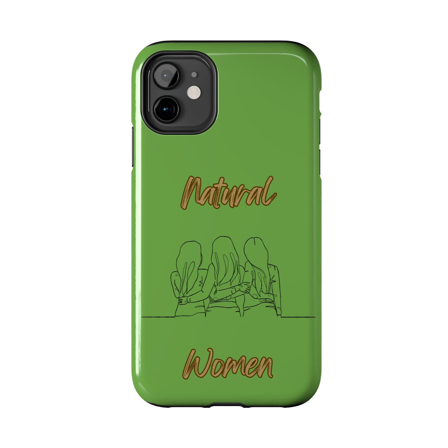 Natural Woman Loving Friends (BL)Tough Phone Cases GREEN