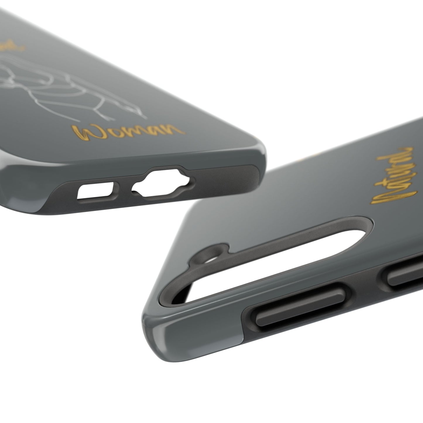 Natural Woman Full Beauty (WL)Tough Phone Cases DARK GREY