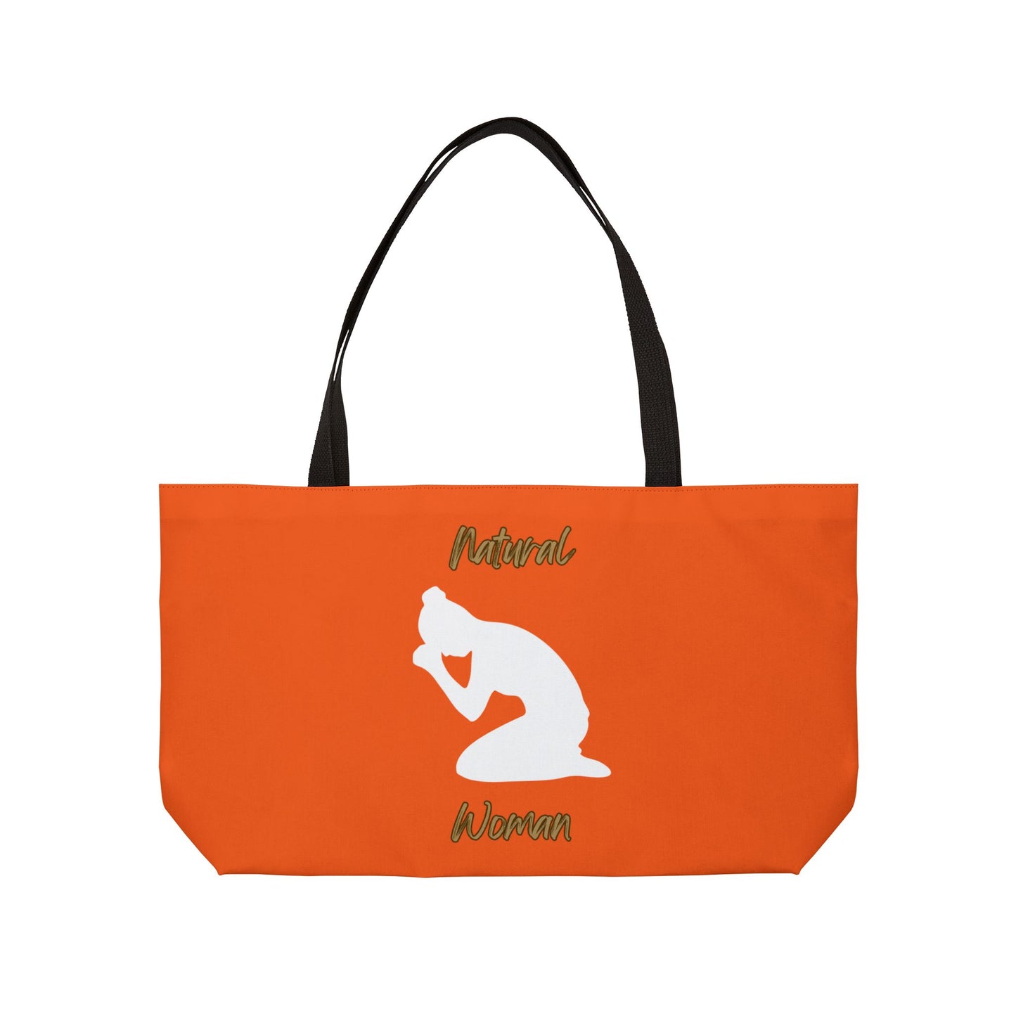 Natural Woman Pray (WL) Weekender Tote Bag ORANGE