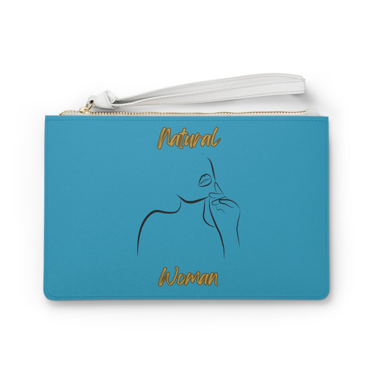 Natural Woman Chin Up (BL) Clutch Bag TURQUOISE