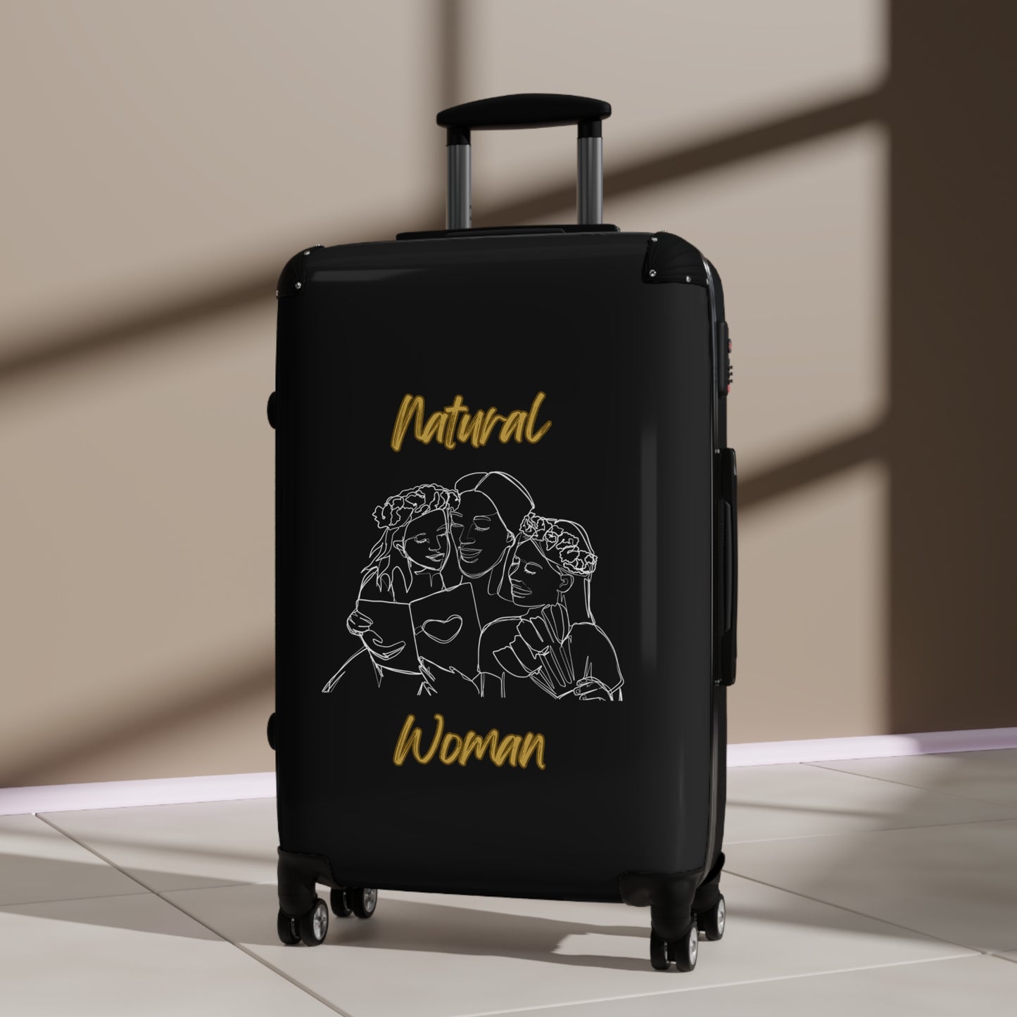 Natural Woman Me & My Girls (WL) Suitcase BLACK