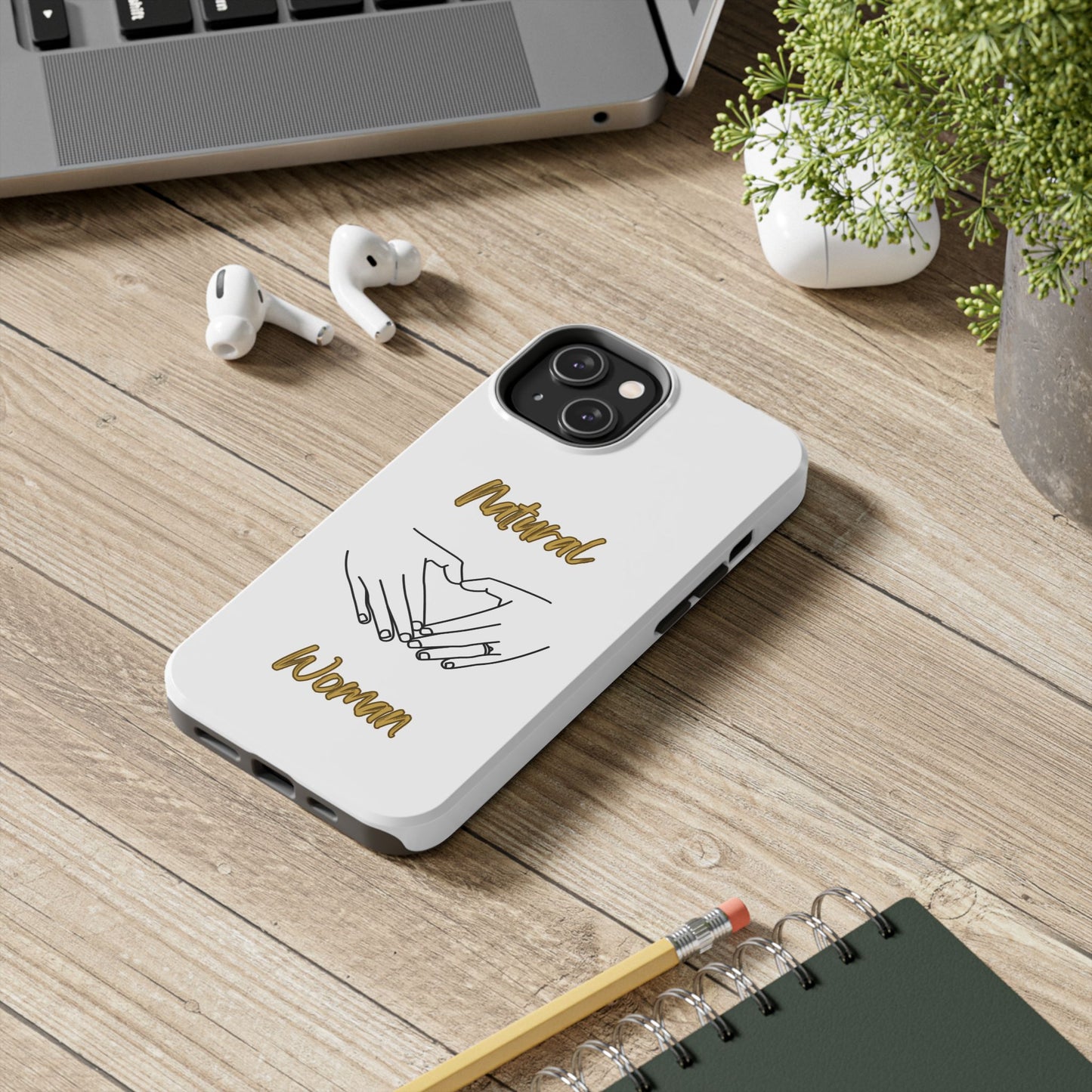 Natural Woman I Love You (BL)Tough Phone Cases WHITE