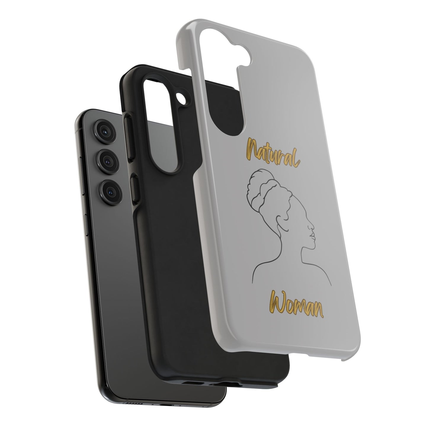 Natural Woman Mixed (BL)Tough Phone Cases LIGHT GREY