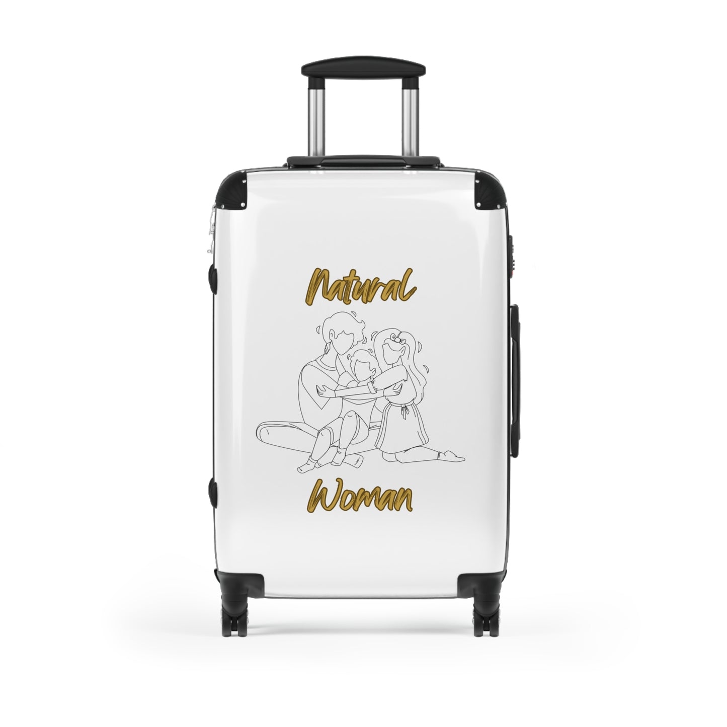 Natural Woman Bear Hugs (BL) Suitcase WHITE