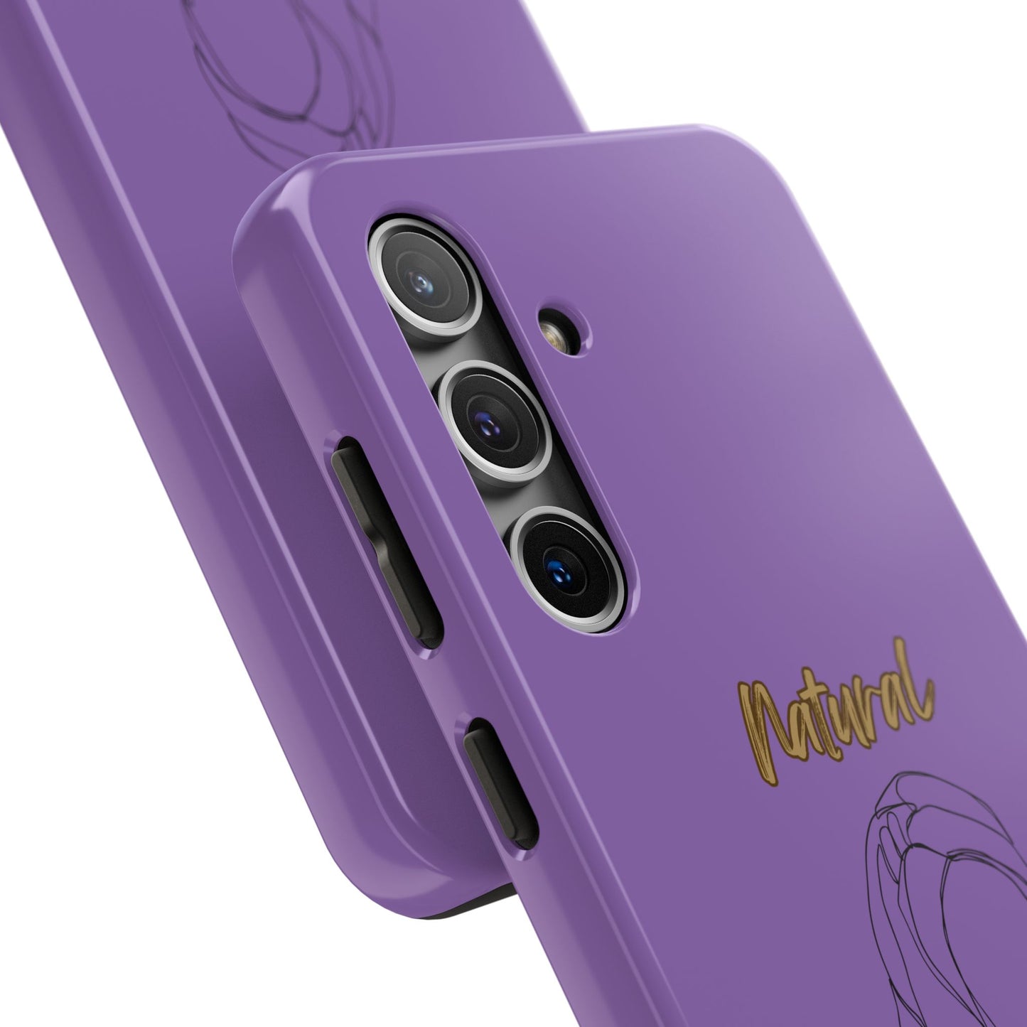 Natural Woman Towel Wrapped (BL)Tough Phone Cases LIGHT PURPLE