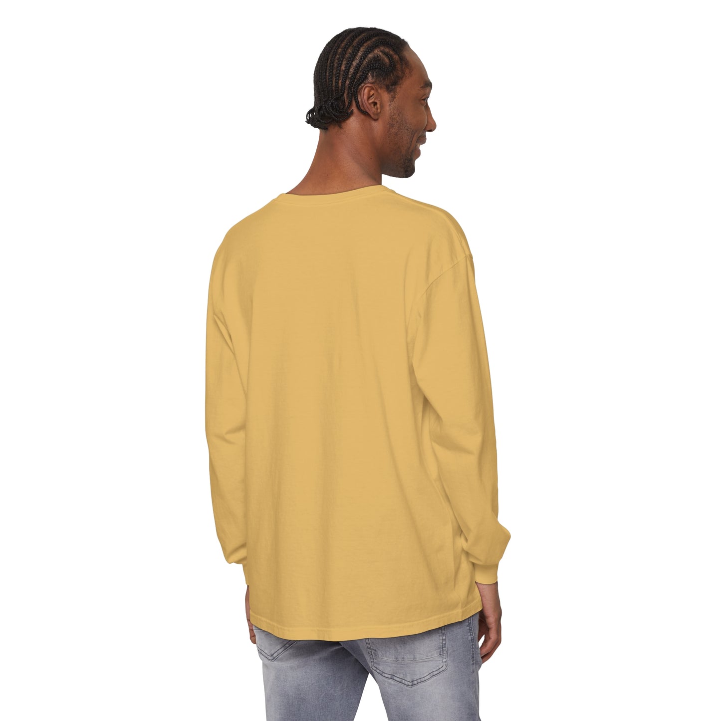 Kingdom Man (White/Gold) Long Sleeve T-Shirt