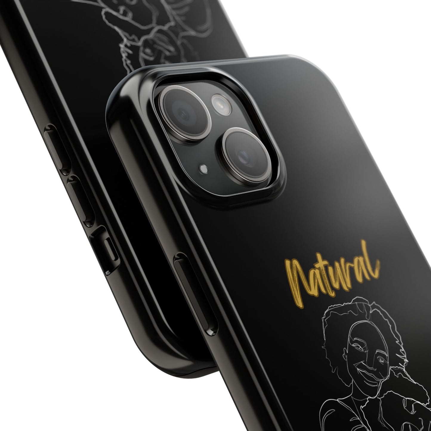 Natural Woman Loving Embrace (WL)Tough Phone Cases BLACK