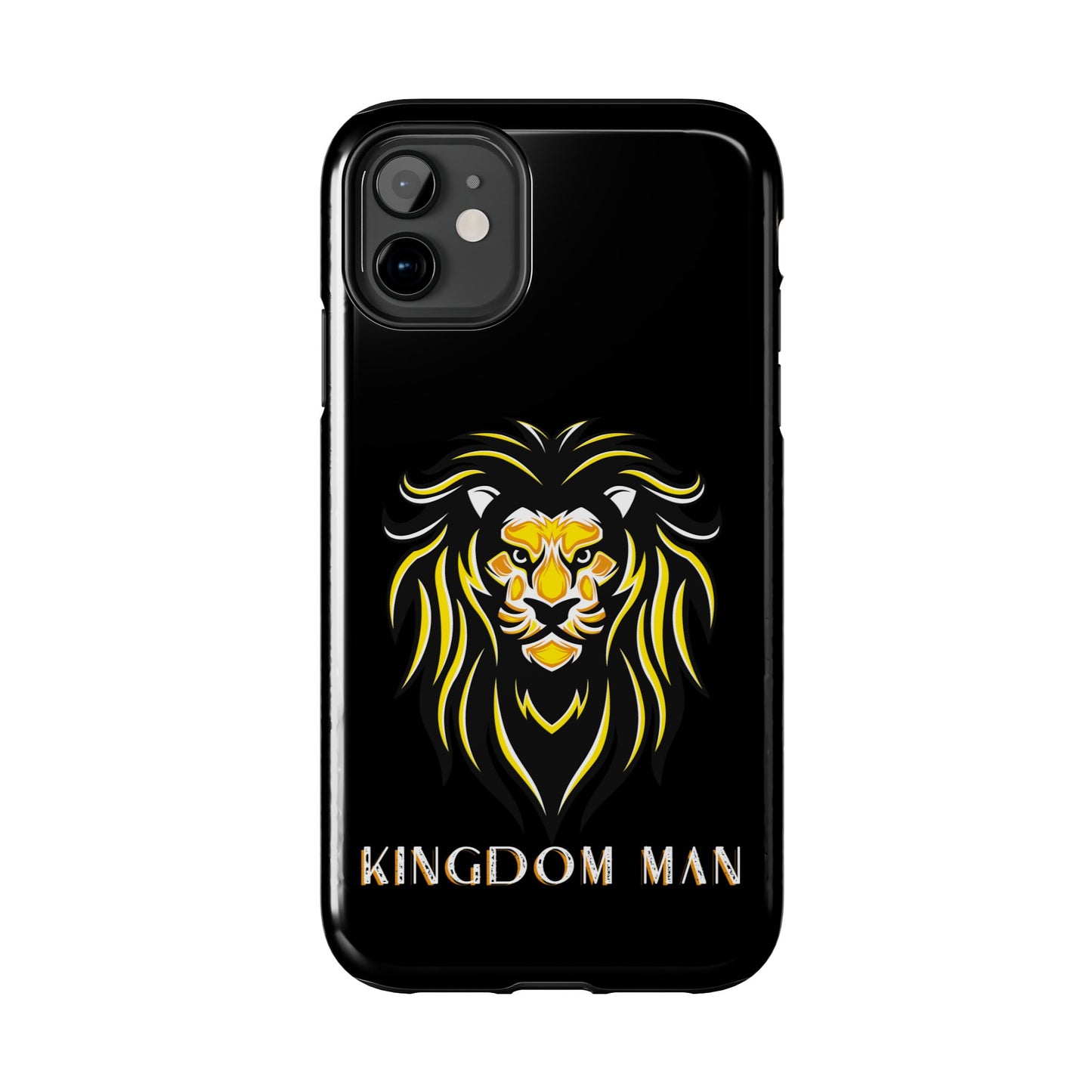 Kingdom Man (White-Gold Label) Tough Phone Case BLACK