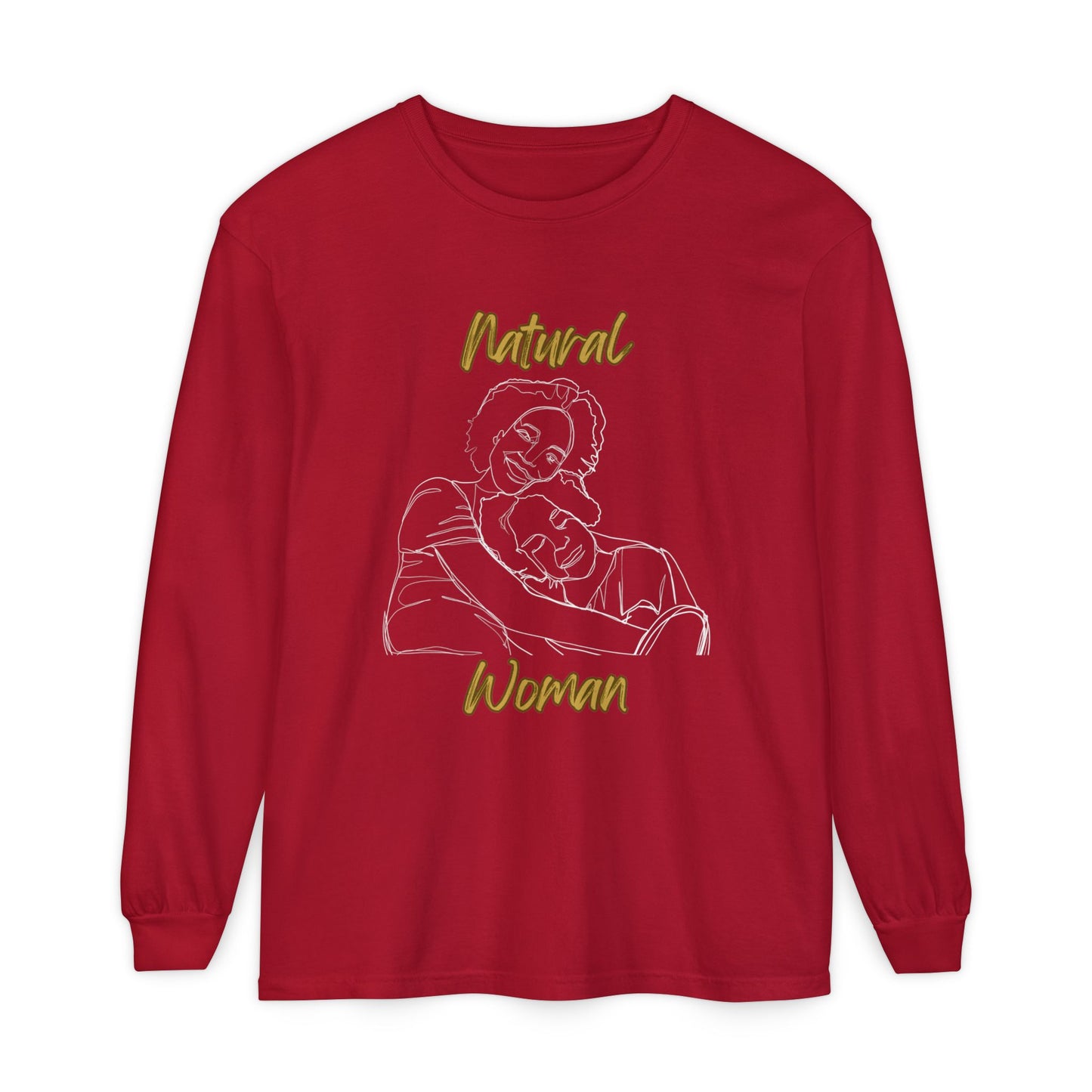 Natural Woman Loving Embrace (WL) Long Sleeve T-Shirt