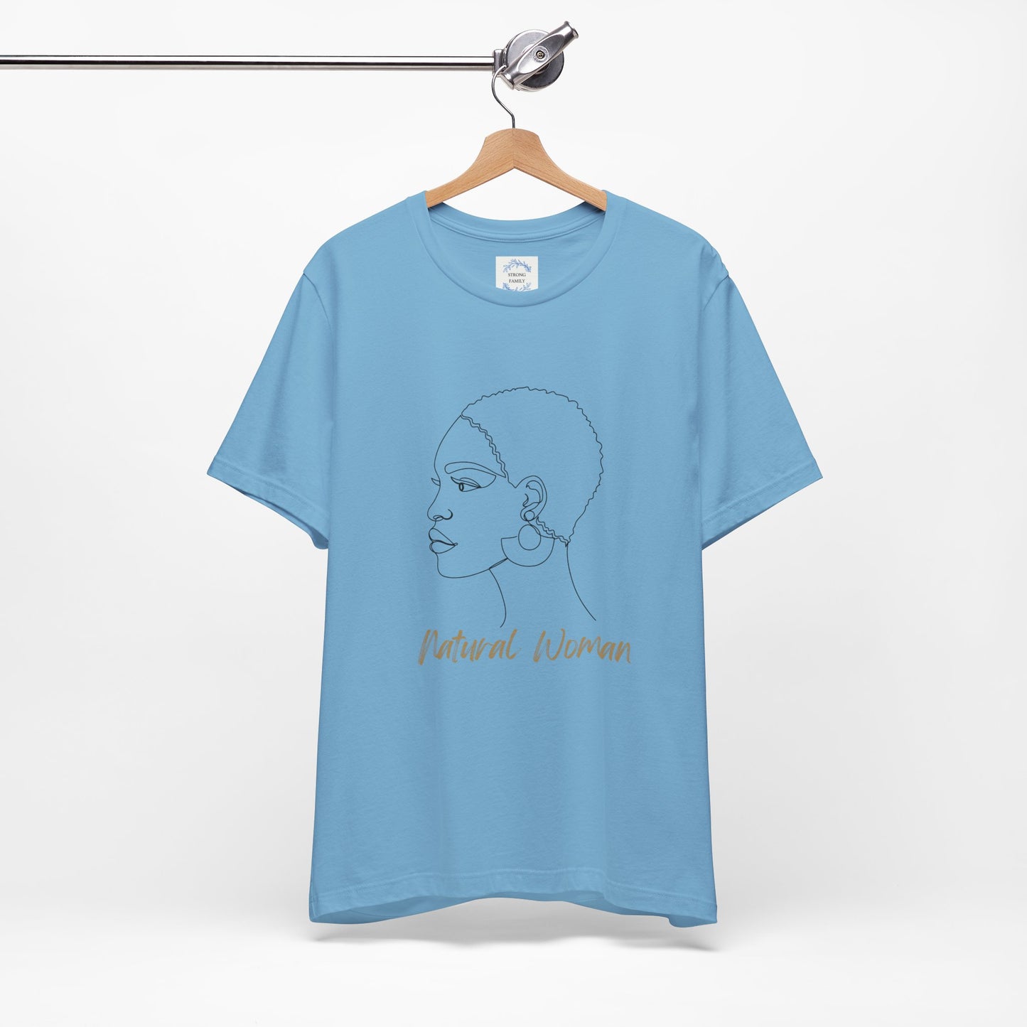 NATURAL WOMAN Finger Waves (BL) Short Sleeve T-Shirt