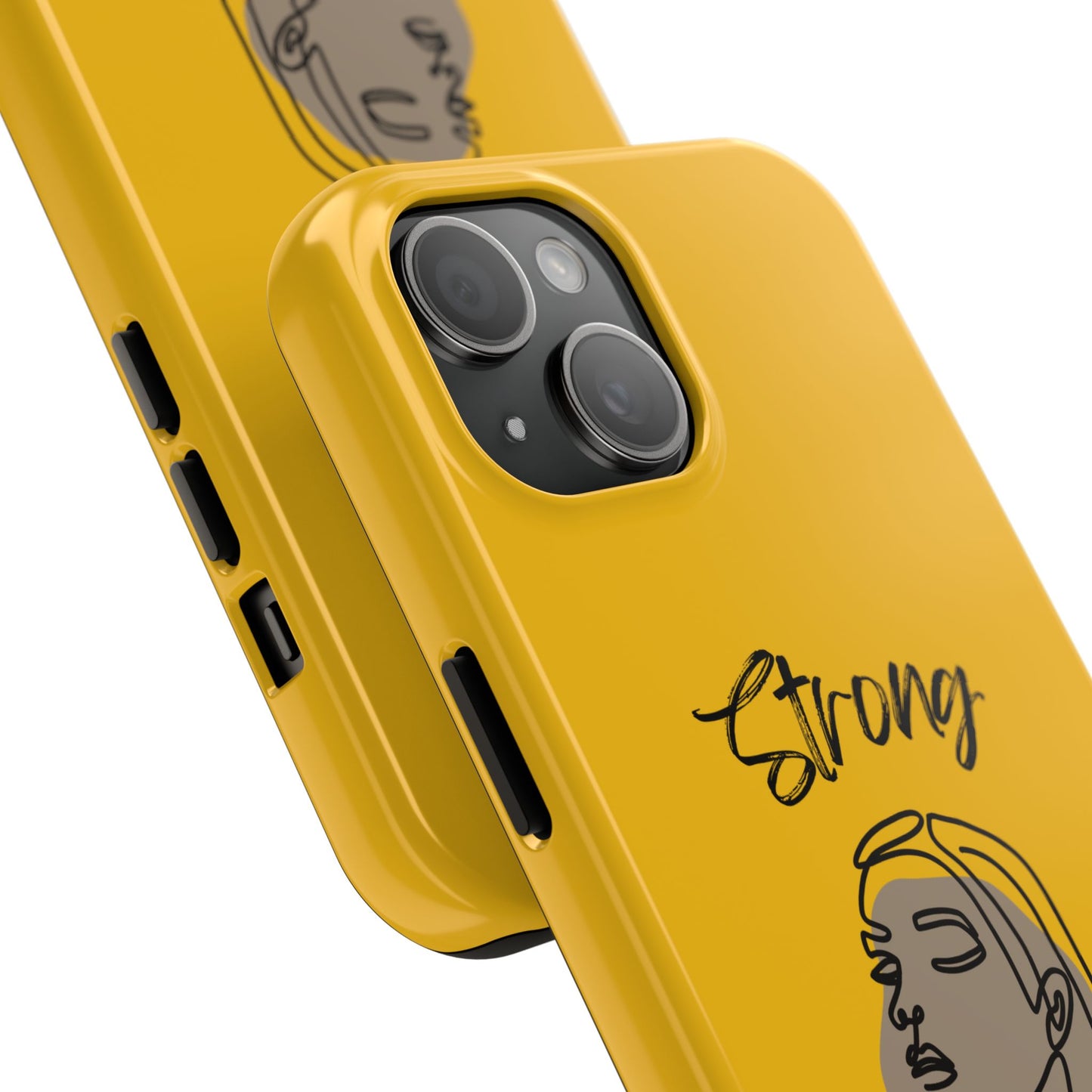 STRONG MOMMA Samsung Galaxy Tough Phone Cases (BL) Yellow