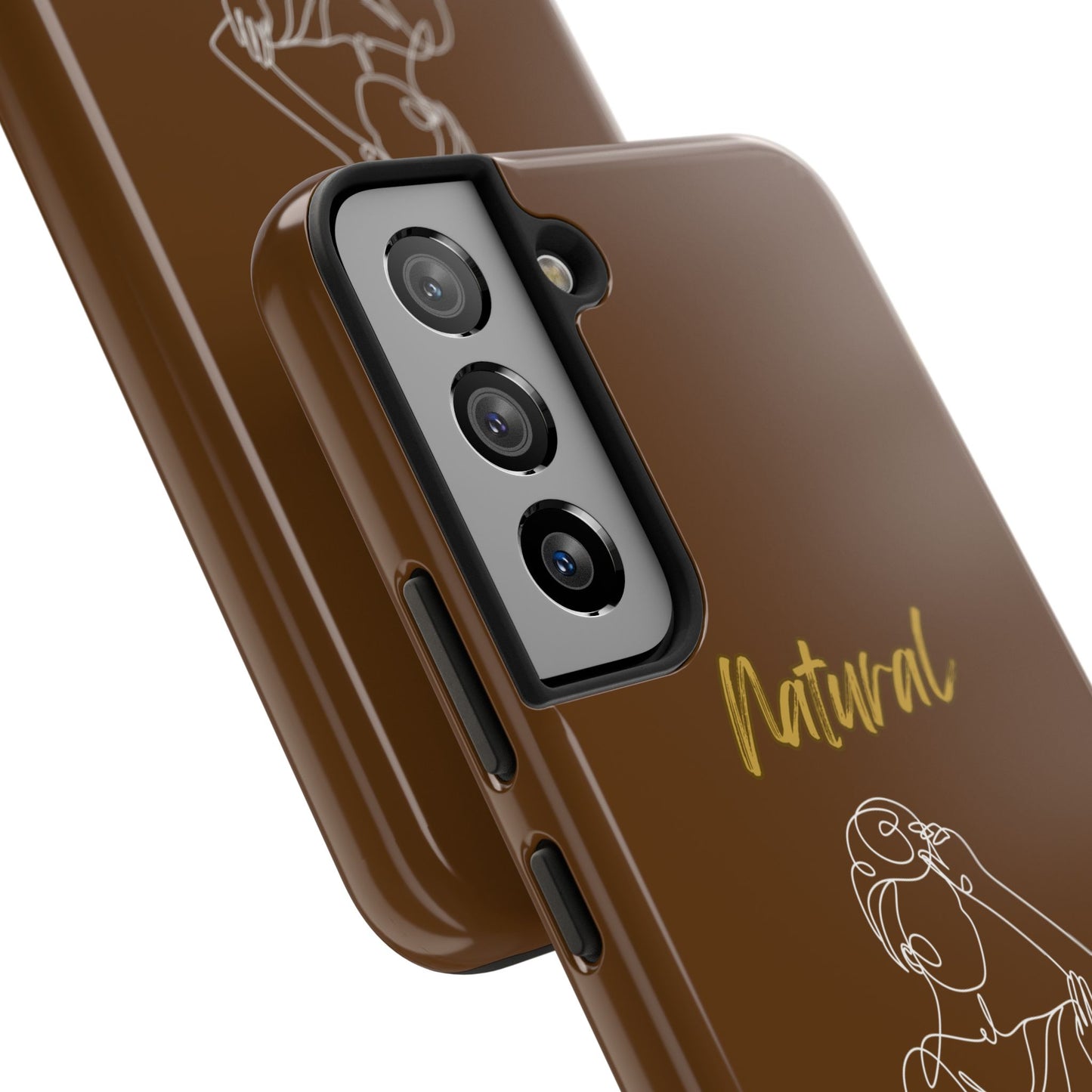 Natural Woman Style (WL)Tough Phone Cases BROWN