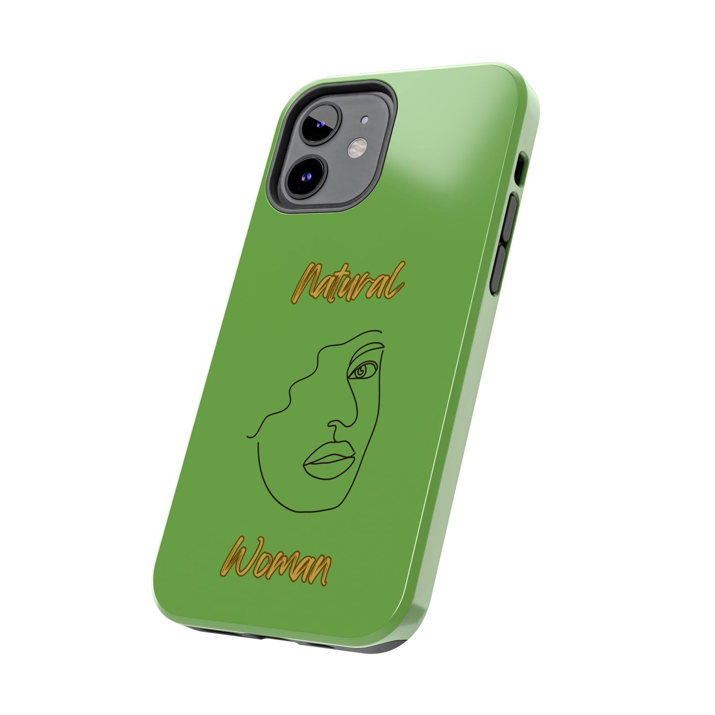 Natural Woman Peekaboo (BL)Tough Phone Cases GREEN