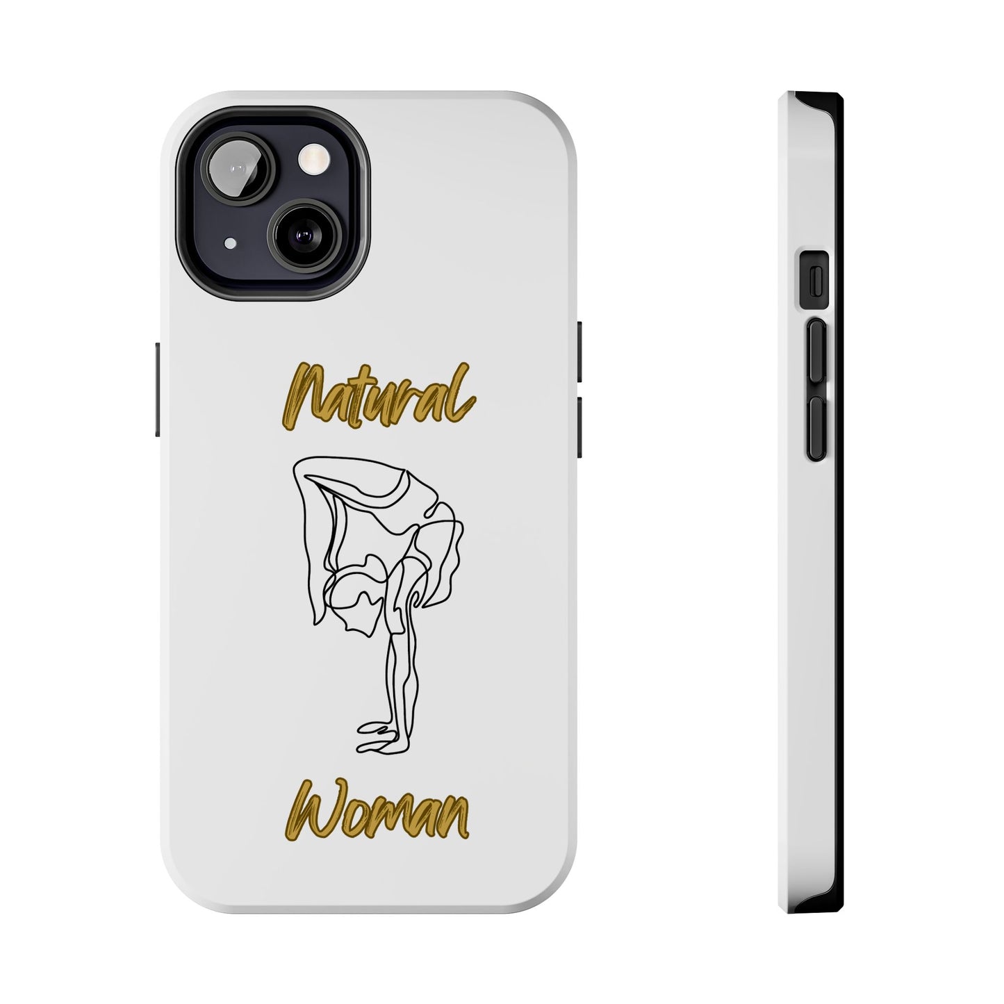 Natural Woman Flexible (BL)Tough Phone Cases WHITE