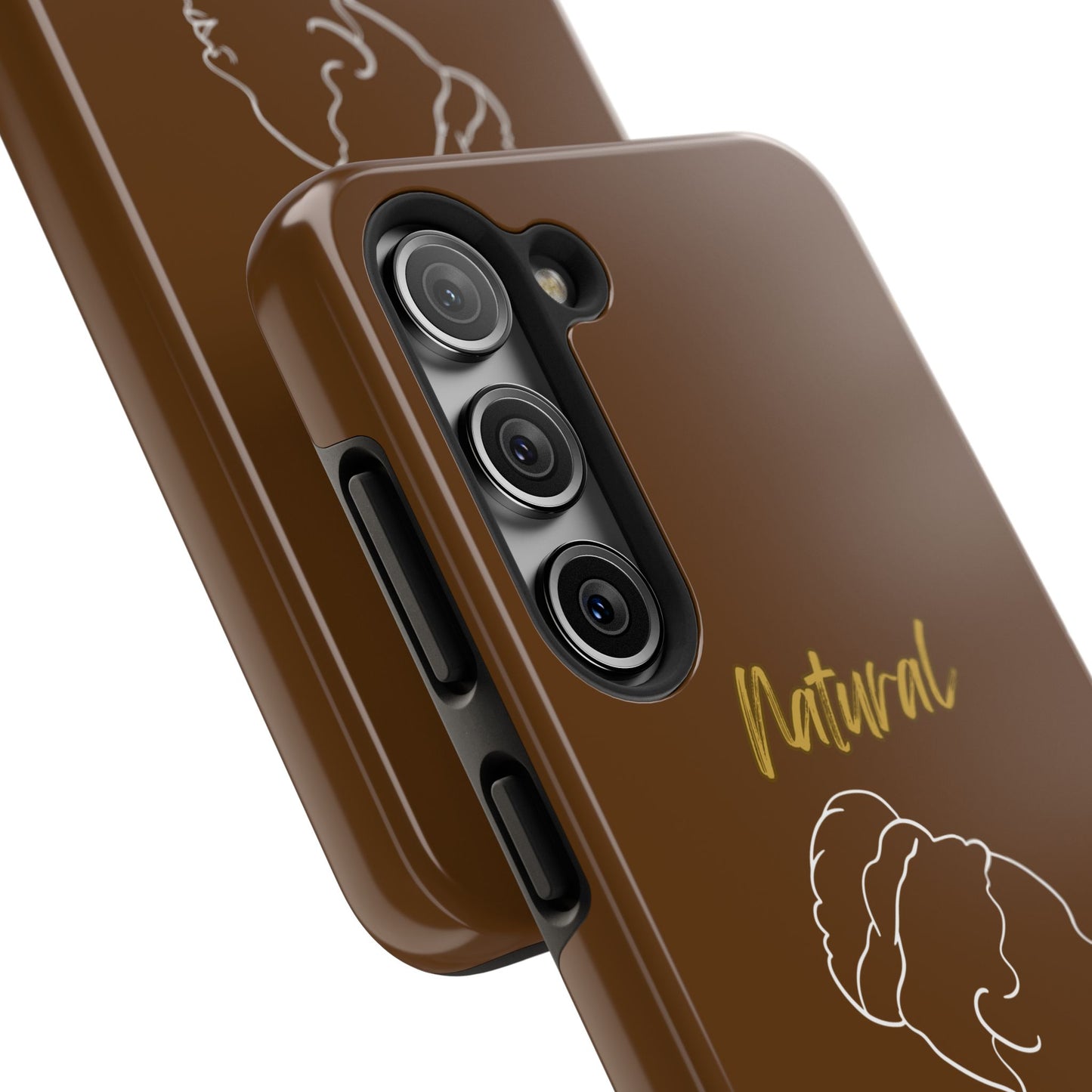 Natural Woman Mixed (WL)Tough Phone Cases BROWN
