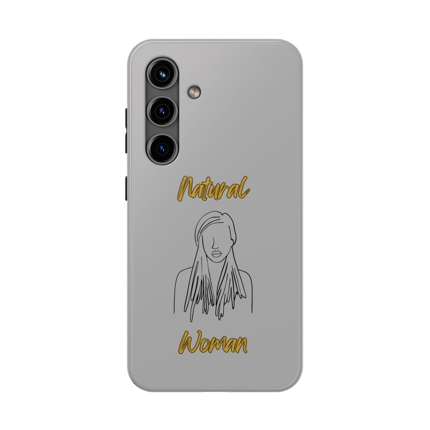Natural Woman Content (BL)Tough Phone Cases LIGHT GREY
