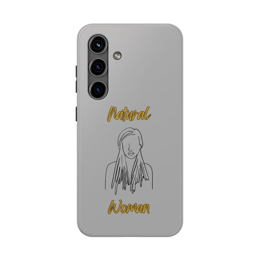 Natural Woman Content (BL)Tough Phone Cases LIGHT GREY