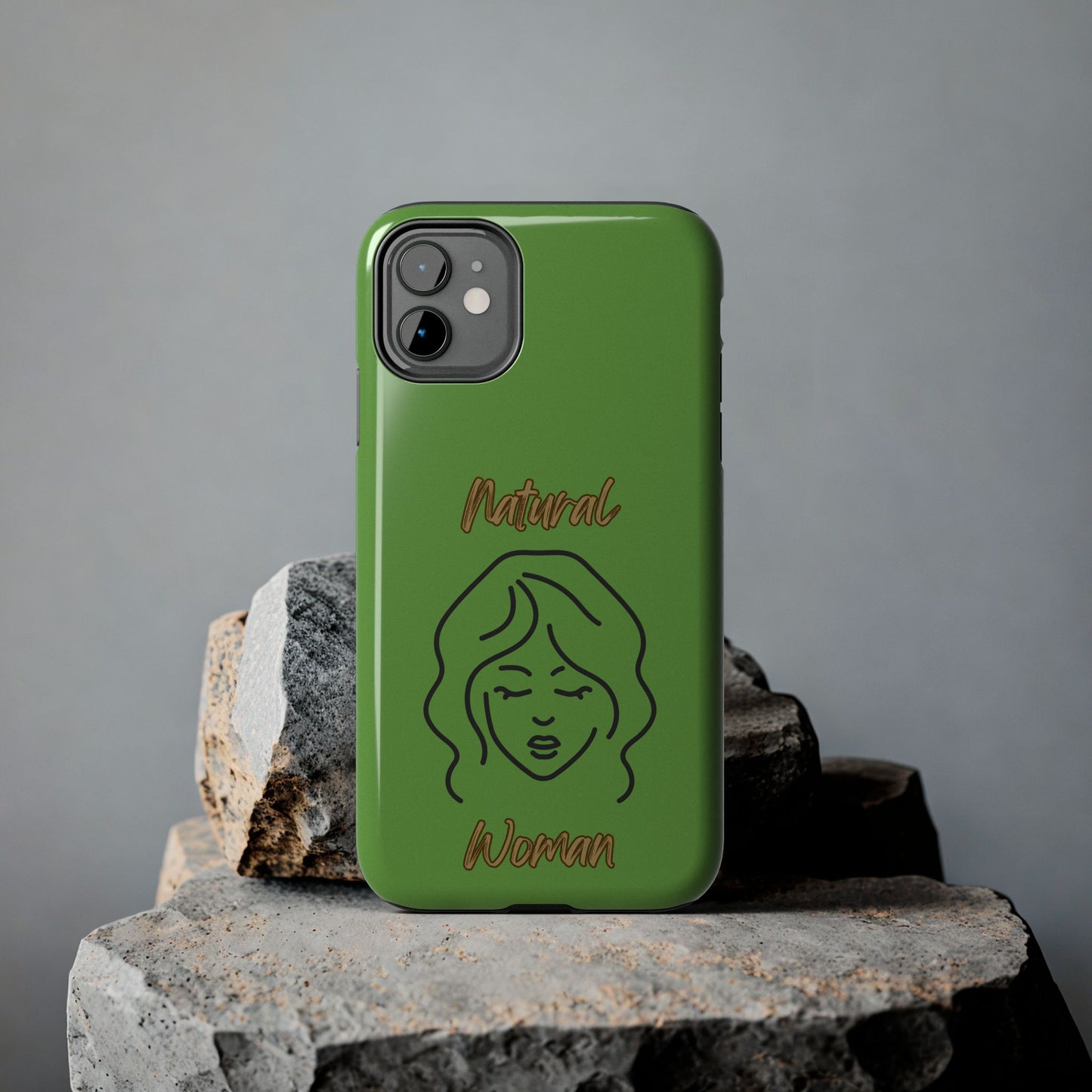 Natural Woman Modest (BL)Tough Phone Cases GREEN
