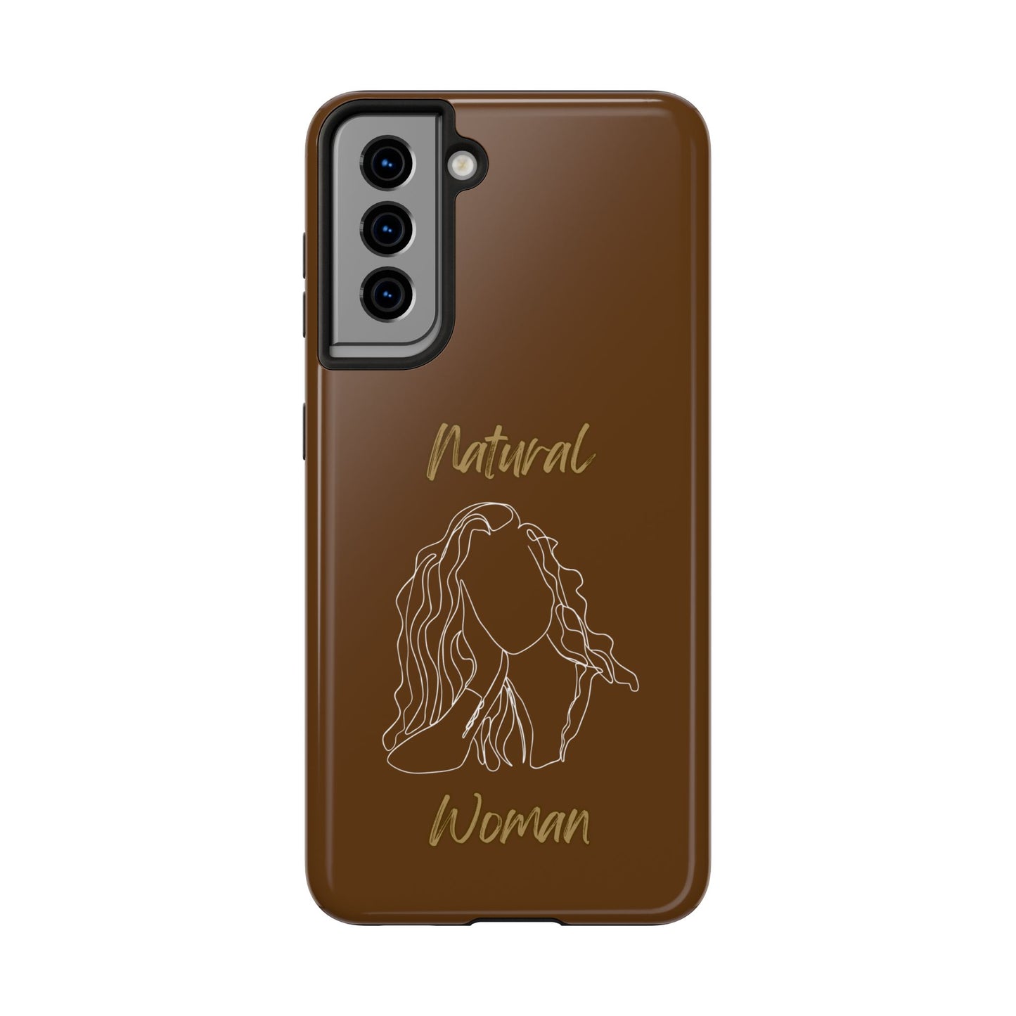Natural Woman Relaxed (WL) Tough Phone Cases BROWN