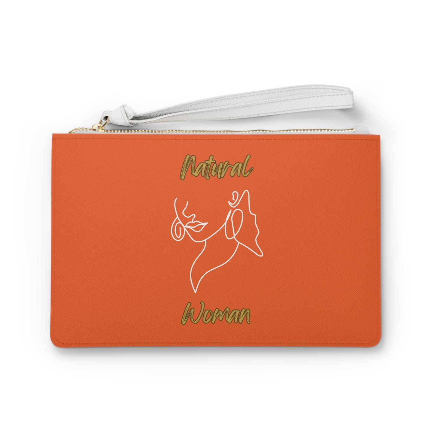 Natural Woman Lips (WL) Clutch Bag ORANGE