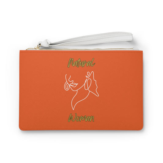 Natural Woman Lips (WL) Clutch Bag ORANGE
