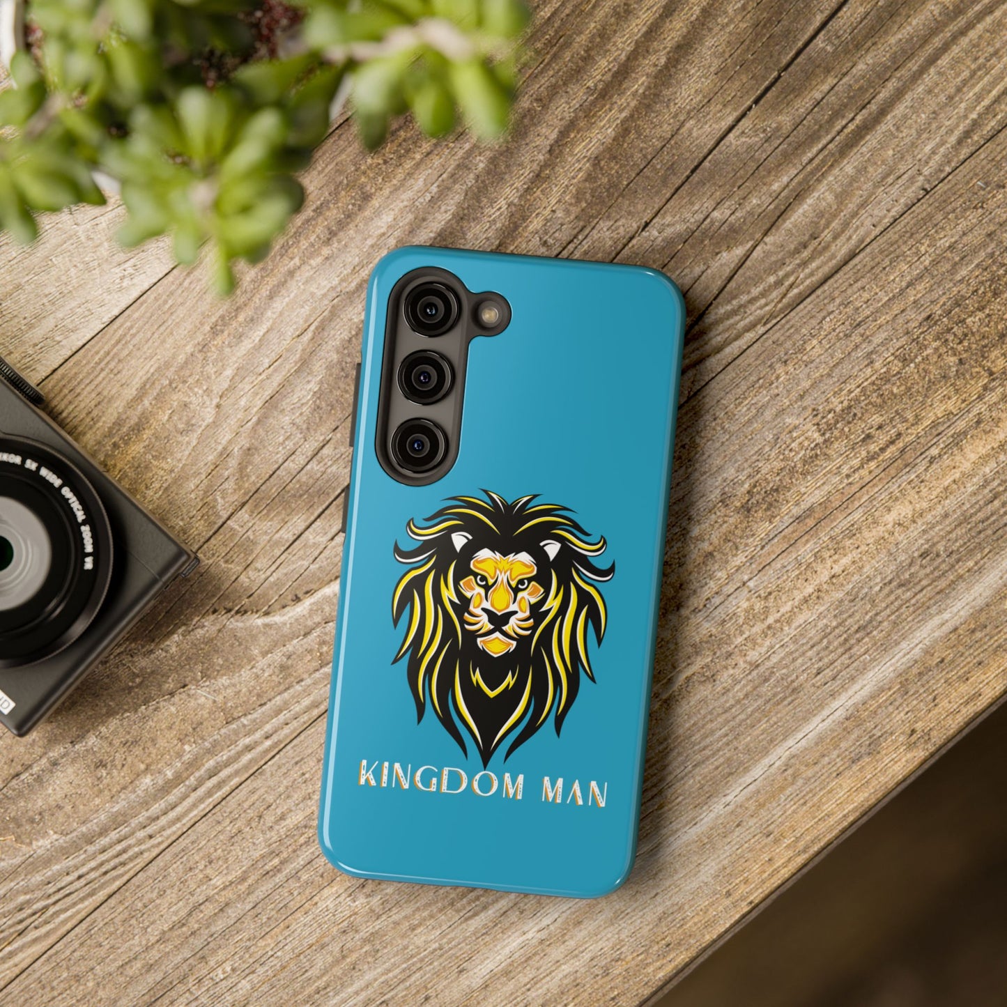 Kingdom Man (White-Gold Label) Tough Phone Case TURQUOISE