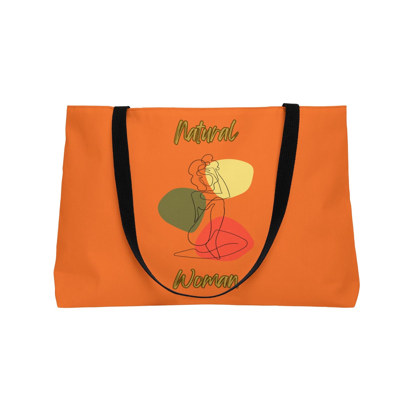 Natural Woman Colorful Pose (BL) Weekender Tote Bag CRUSTA