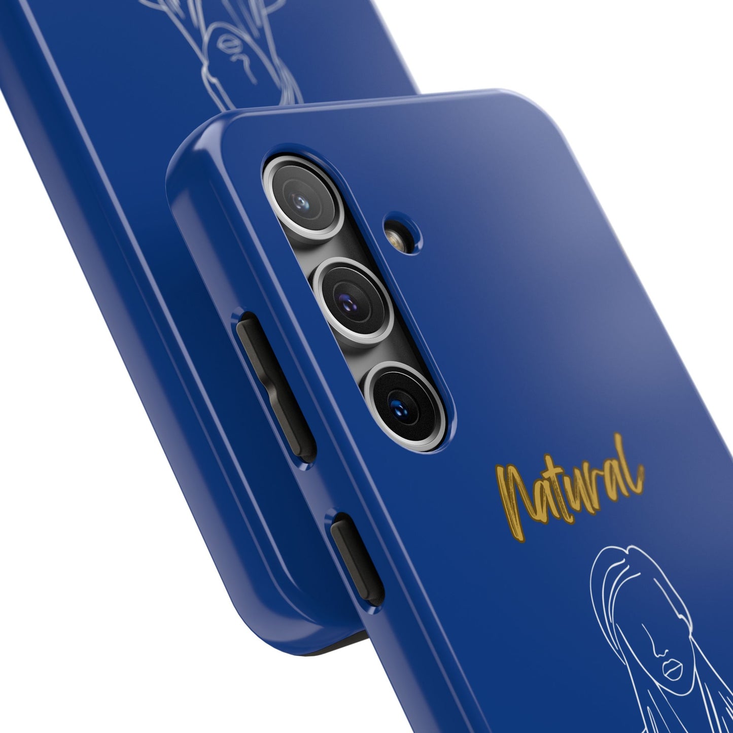 Natural Woman Content (WL)Tough Phone Cases DARK BLUE