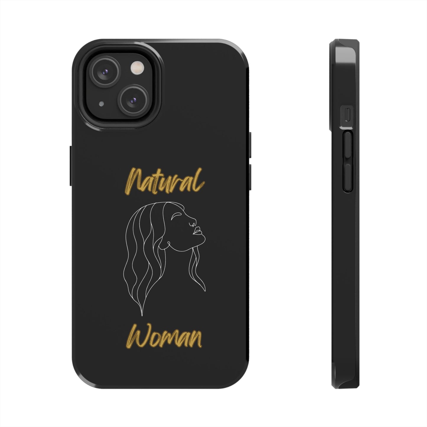 Natural Woman Breeze On Face (WL)Tough Phone Cases BLACK