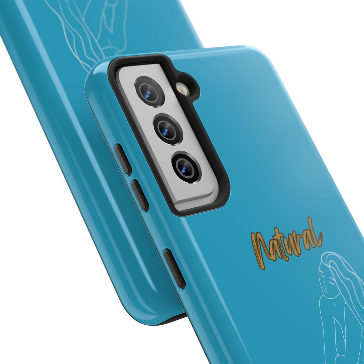 Natural Woman Beauty (WL) Tough Phone Cases TURQUOISE