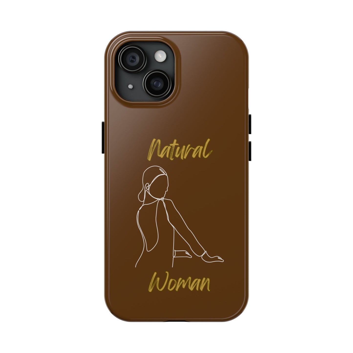 Natural Woman Hands Free (WL)Tough Phone Cases BROWN