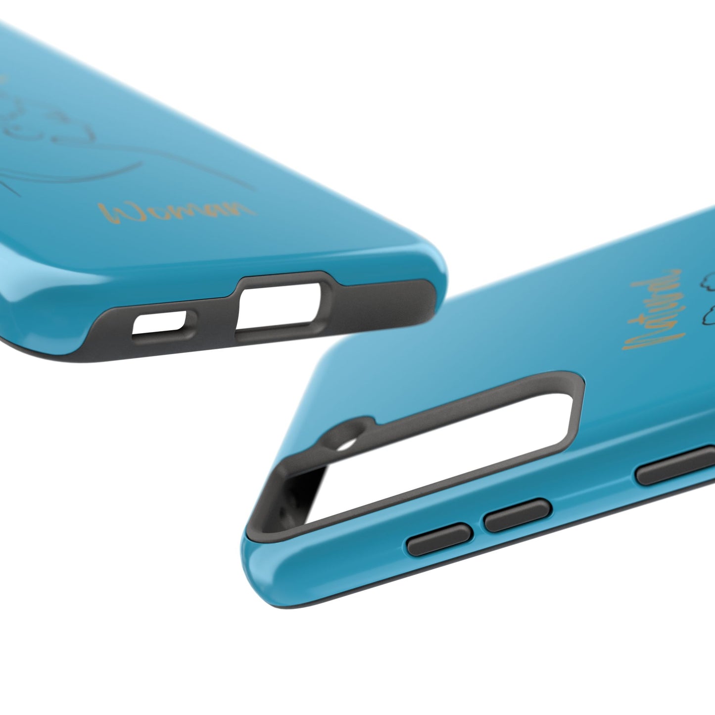 Natural Woman Twists (BL) Tough Phone Cases TURQUOISE