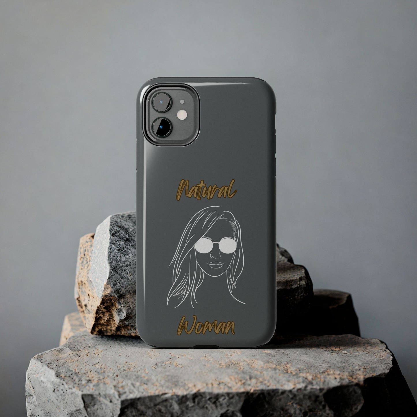 Natural Woman Shades (WL)Tough Phone Cases DARK GREY