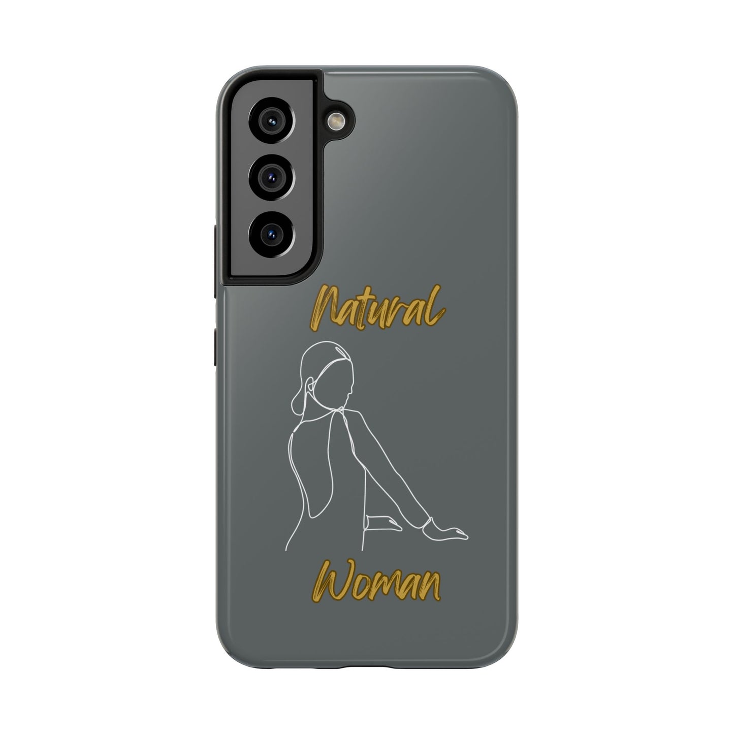 Natural Woman Hands Free (WL)Tough Phone Cases DARK GREY